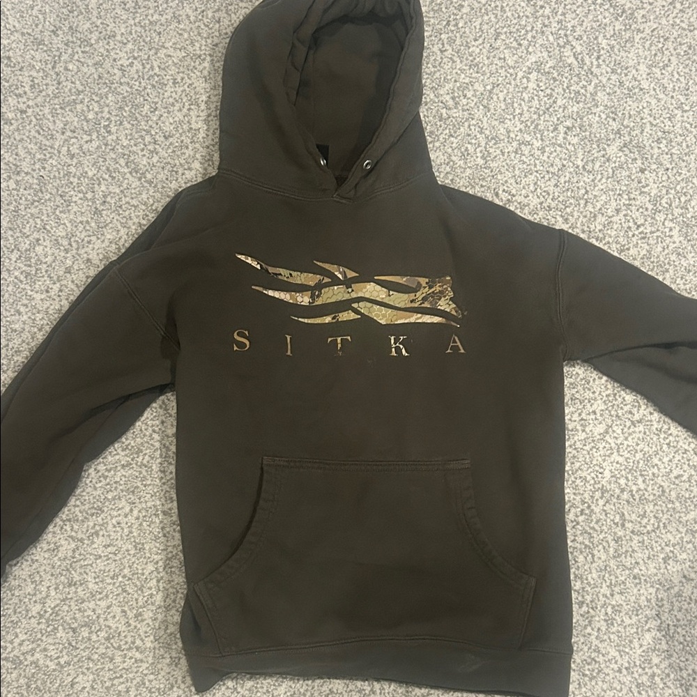 Sitka Brown Hoodie for Men